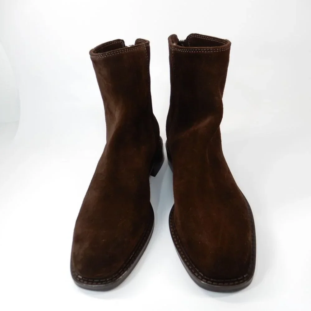 La Canadienne Selina City Dry Waterproof Bootie Boots Size 5.5 Brown Suede NEW - Picture 7 of 15